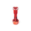 Screw City Hardware Heart Red Skateboard Hardware Set - 1"