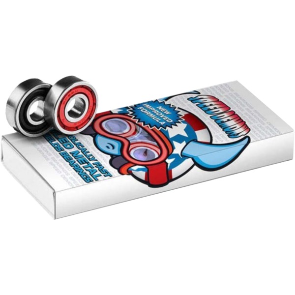 Speed Demons Skateboards Stars ABEC 5 Red Skateboard Bearings
