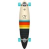 Ocean Pacific Swell Pintail Off-White/ Black Longboard Complete Skateboard - 8.75" x 40"