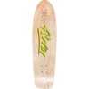 Alva Skateboards 1977 OG Natural / Green / Yellow Fade Old School Skateboard Deck - 7.75" x 29.5"