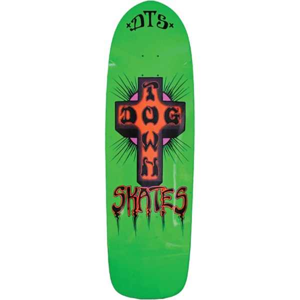 Dogtown Skateboards Bigger Boy Neon Green / Orange Old School Skateboard Deck - 9.52" x 32.36" Dogtown Skateboards Bigger Boy Neon Green / Orange Old School Skateboard Deck - 9.52" x 32.36"