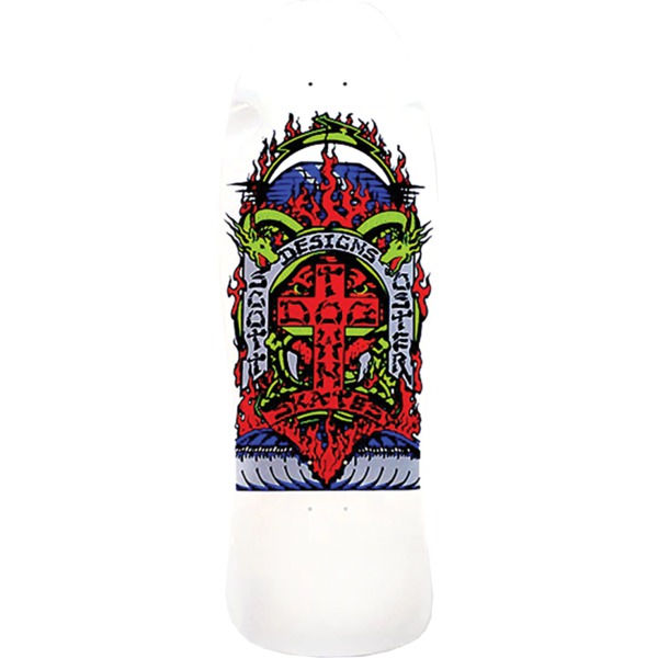 Dogtown Skateboards Scott Oster Reissue White / Blue Pearl Old School Skateboard Deck - 10.3" x 30.7" Dogtown Skateboards Scott Oster Reissue White / Blue Pearl Old School Skateboard Deck - 10.3" x 30.7"