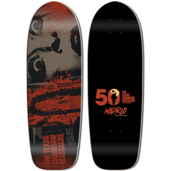 Madrid Skateboards Texas Chainsaw Massacre Hardesty Old School Skateboard Deck - 9.5" x 29.25"