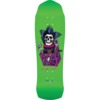 Powell Peralta Chris Hiett Skull Neon Green Old School Skateboard Deck - 9.5" x 31.13"
