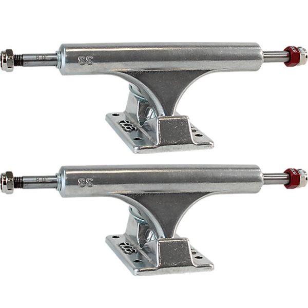 Ace Trucks MFG. AF1 33 Hollow Polished Skateboard Trucks - 5.4" Hanger 8.0" Axle (Set of 2) Ace Trucks MFG. AF1 33 Hollow Polished Skateboard Trucks - 5.4" Hanger 8.0" Axle (Set of 2)