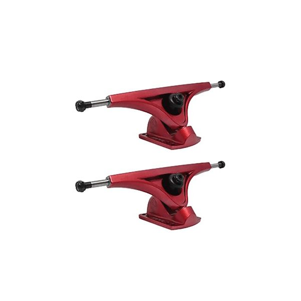 Bear Skateboard Trucks 180mm Grizzly Gen 6 50 Degree Garnett Red Skateboard Reverse Kingpin Trucks - 7.0" Hanger 9.6" Axle (Set of 2)