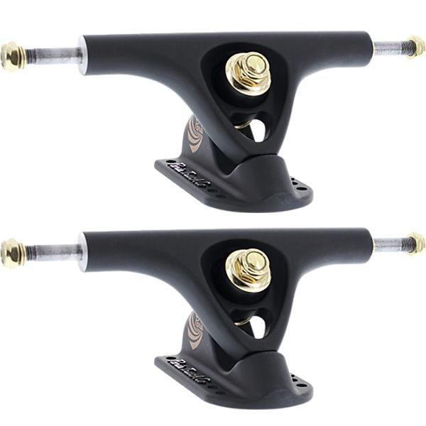 Paris Truck Co. V3 150mm 50 Degree Matte Black Skateboard Reverse Kingpin Trucks - 6.0" Hanger 8.5" Axle (Set of 2)