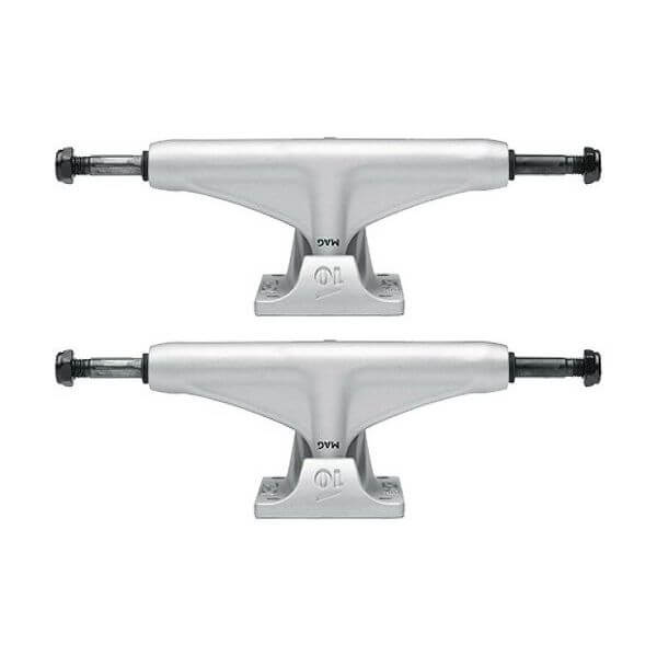 Tensor Trucks Mag Light Low Silver Skateboard Trucks - 5.0" Hanger 7.75" Axle (Set of 2) Tensor Trucks Mag Light Low Silver Skateboard Trucks - 5.0" Hanger 7.75" Axle (Set of 2)