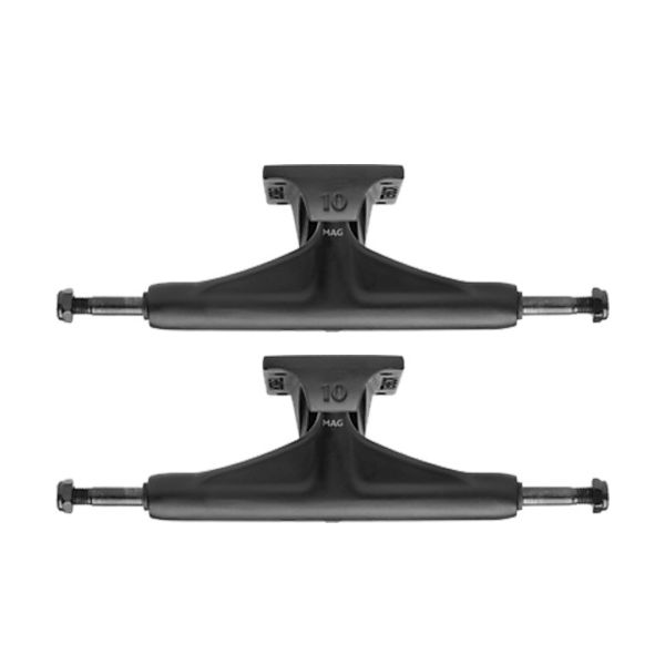 Tensor Trucks Mag Light Black Skateboard Trucks - 5.5" Hanger 8.25" Axle (Set of 2) Tensor Trucks Mag Light Black Skateboard Trucks - 5.5" Hanger 8.25" Axle (Set of 2)