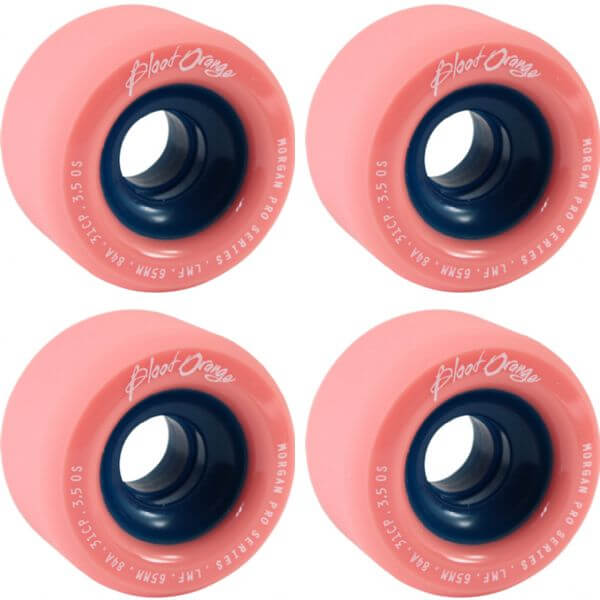 Blood Orange Liam Morgan Pro Series Coral Skateboard Wheels - 65mm 84a (Set of 4)