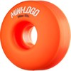 Mini Logo Skateboards C-Cut Orange Skateboard Wheels - 54mm 101a (Set of 4)
