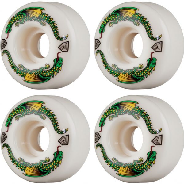 Powell Peralta Dragon Formula Off White Skateboard Wheels 30mm CP - 50mm 93a (Set of 4) Powell Peralta Dragon Formula Off White Skateboard Wheels 30mm CP - 50mm 93a (Set of 4)