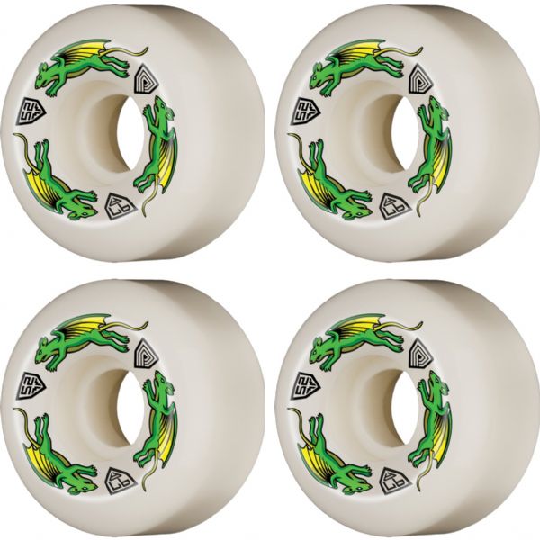 Powell Peralta Dragon Formula Nano Rat Off White Skateboard Wheels 30mm CP - 52mm 97a (Set of 4)