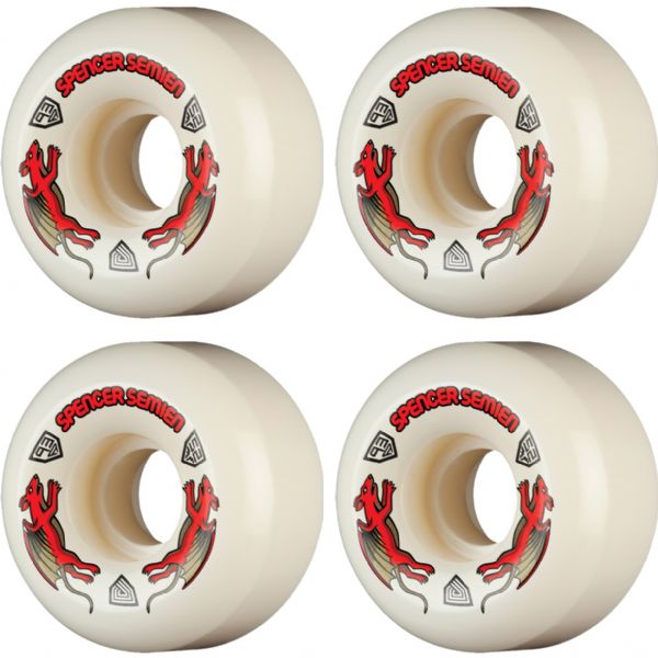 Powell Peralta Spencer Semien Dragon Formula Nano Rat Red / White Skateboard Wheels 30mm CP - 52mm 93a (Set of 4) Powell Peralta Spencer Semien Dragon Formula Nano Rat Red / White Skateboard Wheels 30mm CP - 52mm 93a (Set of 4)