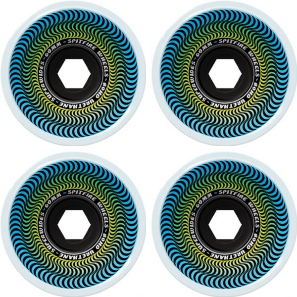Spitfire Wheels 80HD Superwide Ice Grey Skateboard Wheels - 60mm 80a (Set of 4)
