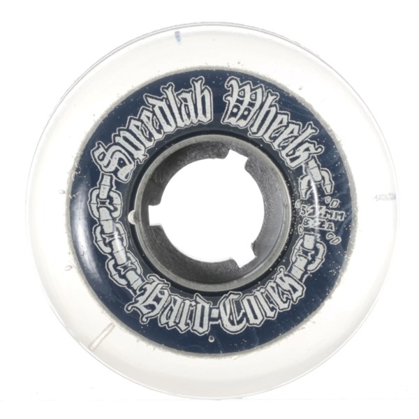 Speedlab Wheels Hard Core Clear / Silver Skateboard Wheels - 57mm 82a (Set of 4)