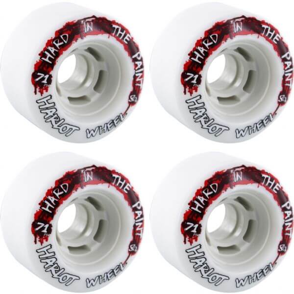 Venom Skateboards Hard In The Paint Harlot White / Red Skateboard Wheels - 71mm 80a (Set of 4) Venom Skateboards Hard In The Paint Harlot White / Red Skateboard Wheels - 71mm 80a (Set of 4)