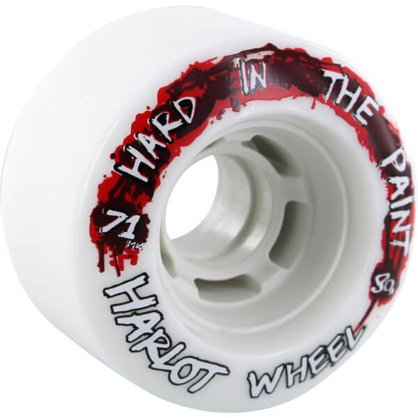 Venom Skateboards Hard In The Paint Harlot White / Red Skateboard Wheels - 71mm 80a (Set of 4) Venom Skateboards Hard In The Paint Harlot White / Red Skateboard Wheels - 71mm 80a (Set of 4)