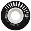 Warehouse Street Vents Black Skateboard Wheels - Clearance Pricing - 53mm 99a (Set of 4)