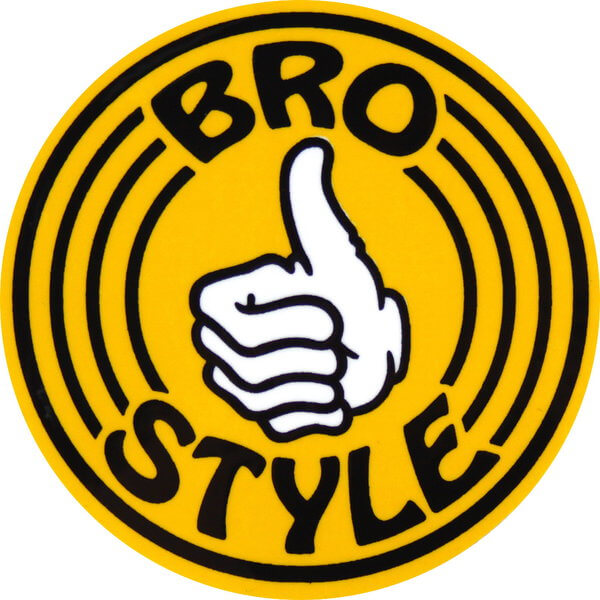 Bro Style Skate Stickers
