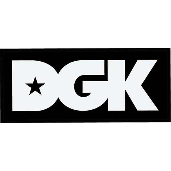 DGK Skateboards Classic Black / White Skate Sticker