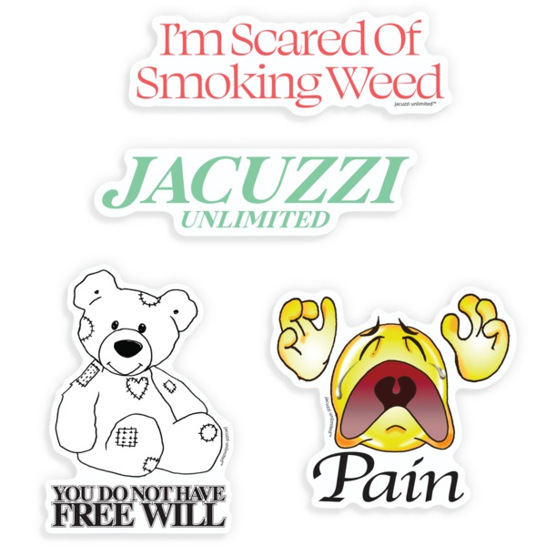 Jacuzzi Unlimited Skate Stickers