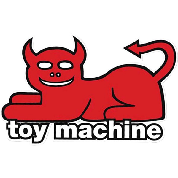 Toy Machine Skateboards Devil Cat Skate Sticker Toy Machine Skateboards Devil Cat Skate Sticker