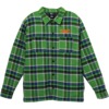 Anti Hero Skateboards Basic Eagle Green / Blue Flannel Jacket - Medium Anti Hero Skateboards Basic Eagle Green / Blue Flannel Jacket - Medium