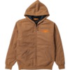 Anti Hero Skateboards Basic Eagle Ripstop Brown Hooded Jacket - Small Anti Hero Skateboards Basic Eagle Ripstop Brown Hooded Jacket - Small