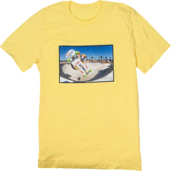 45RPM Vintage Skateboard Apparel Tom (Wally) Inouye Yellow Men's Short Sleeve T-Shirt - X-Large 45RPM Vintage Skateboard Apparel Tom (Wally) Inouye Yellow Men's Short Sleeve T-Shirt - X-Large