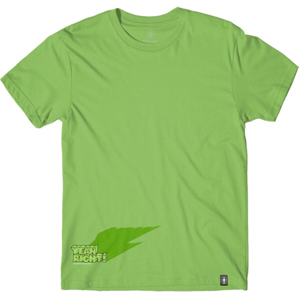 Girl Skateboards Yeah Right Shadow Lime Green Men's Short Sleeve T-Shirt - Small