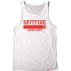 Spitfire Wheels Arson Dept White / Red Men's Tank Top - Small
