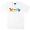 Thrasher Magazine Rainbow Mag White Men's Short Sleeve T-Shirt - Medium