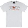 Thrasher Magazine Toy Machine Pyramid Ash Grey Men's Short Sleeve T-Shirt - Medium