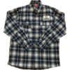 Baker Skateboards Jolly Man Navy Men's Long Sleeve Button Up Flannel - Small