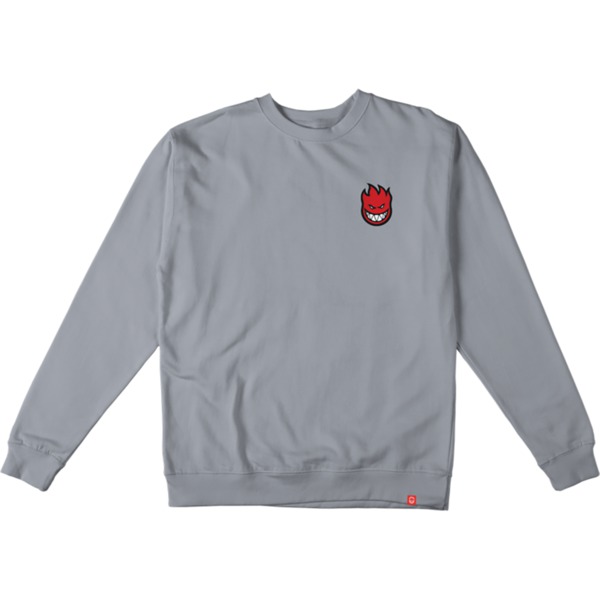 Spitfire Wheels Lil Bighead Fill Cement / Red / Black / White Men's Crew Neck Sweatshirt - X-Large Spitfire Wheels Lil Bighead Fill Cement / Red / Black / White Men's Crew Neck Sweatshirt - X-Large