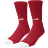 Chocolate Skateboards Lost Chunk Red / White Crew Socks - One size fits most Chocolate Skateboards Lost Chunk Red / White Crew Socks - One size fits most