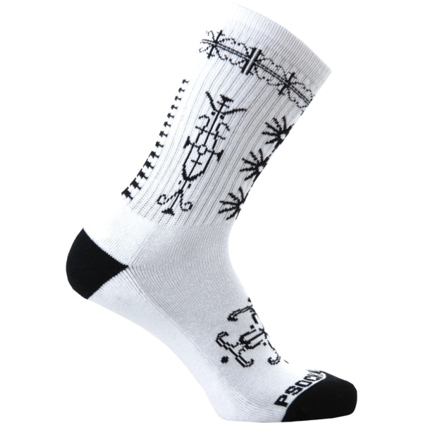 Psockadelic Socks Skatechewan Crew Socks - One size fits most