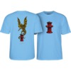 Powell Peralta Andy Anderson Hydrant Carolina Blue Youth T-Shirts - Medium