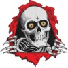 Powell Peralta 10" Ripper White / Red / Black Patch Powell Peralta 10" Ripper White / Red / Black Patch