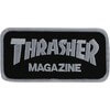 Thrasher Magazine Logo Black / Silver Patch Thrasher Magazine Logo Black / Silver Patch