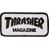 Thrasher Magazine Logo White / Black Patch Thrasher Magazine Logo White / Black Patch