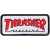 Thrasher Magazine Outlined White / Red / Black Patch Thrasher Magazine Outlined White / Red / Black Patch