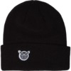 Pig Wheels Head Dock Black Beanie Hat - One size fits most
