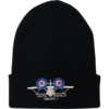 Santa Monica Airlines Skateboards Bi-Plane Black Beanie Hat - One size fits most Santa Monica Airlines Skateboards Bi-Plane Black Beanie Hat - One size fits most
