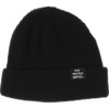 The Heated Wheel Skateboards Stacked Black Beanie Hat - One size fits most