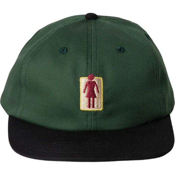 Girl Skateboards Naturals Forest Green 5 Panel Hat - Adjustable