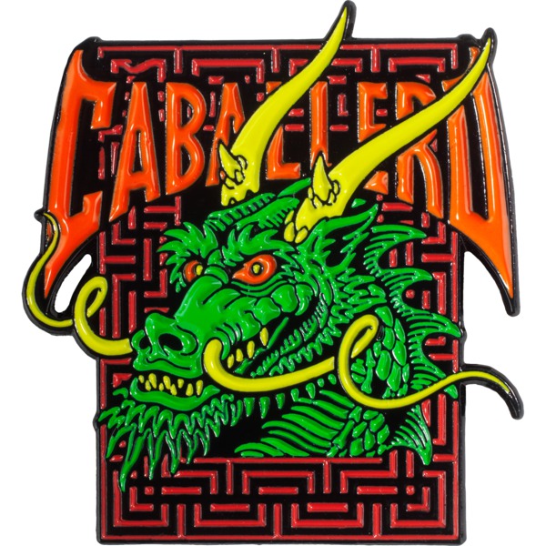 Powell Peralta Steve Caballero Street Dragon Green Lapel Pin