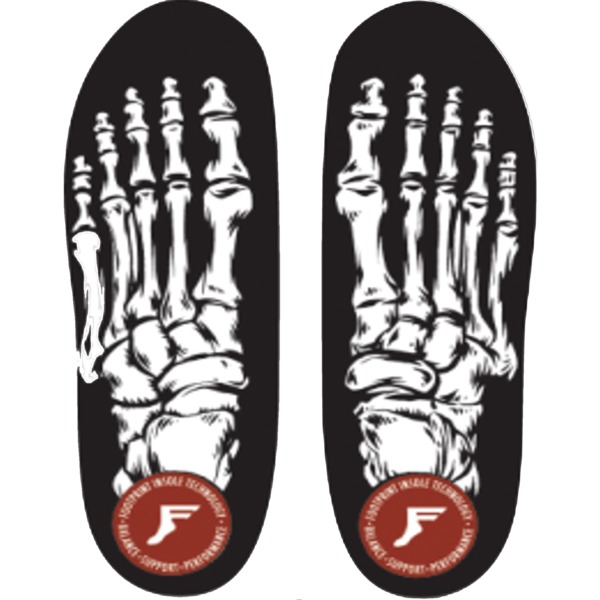 Footprint Insoles Kingfoam Orthotics Fluid-X Skeleton Black Shoe Insoles - 8/8.5 Footprint Insoles Kingfoam Orthotics Fluid-X Skeleton Black Shoe Insoles - 8/8.5