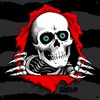 Powell Peralta 30 Black / Grey / Red / White Banner